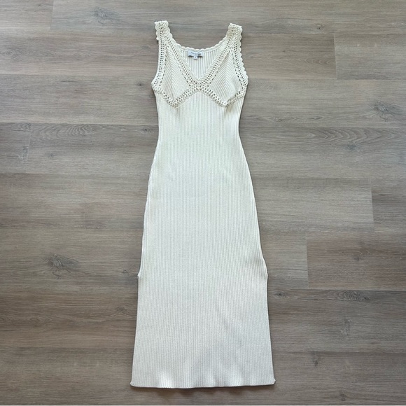 DEREK LAM 10 CROSBY Valencia crocheted cotton-blend midi dress - Picture 7 of 10